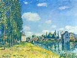 The straw Rent, 1888 - Alfred Sisley - WikiArt.org