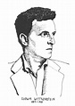 Illustrated Wittgenstein Screen Print Portrait T Shirt - Etsy