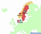 Scandinavian Peninsula On World Map