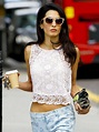 Amal Alamuddin, George Clooney's Fiancee, Shows Off Midriff in London ...