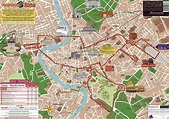 Roma Mapa - Mapa De Monumentos De Roma Y Otros Mejores Lugares Para Descargar Gratis Imprimir ...