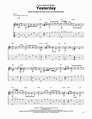 Yesterday Sheet Music | Laurence Juber | Solo Guitar