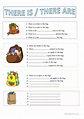 There is / There are worksheet - Free ESL printable worksheets made by ...