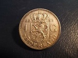 1955 Netherlands One Gulden Silver Coin | eBay