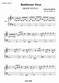 Banya - Beethoven Virus (easy piano ver.1) Sheets by classic2020