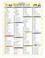 Grocery Store Templates Free Of 40 Printable Grocery - vrogue.co