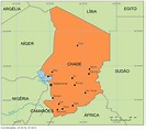 Blog de Geografia: Mapa do Chade