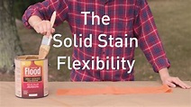 Flood Wood Stain Demonstration: Flexible, Durable And Watertight - YouTube