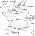 Mapa político de Francia para imprimir Mapa de departamentos de Francia ...