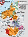 Ducado de Borgoña - Wikipedia, la enciclopedia libre | Mapa historico ...
