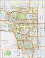 Map of Calgary, Canada - GIS Geography