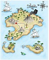 Schatzkarte | Treasure maps for kids, Pirate maps, Pirate treasure maps