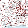 Map Of UK Postcodes | UK Map with Postcode Areas – Map Logic