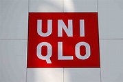 The logo of Uniqlo is pictured at Myeongdong shopping district in Seoul ...