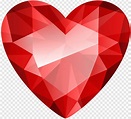 Diamond color, Crystal Heart, love, gemstone, heart png | PNGWing