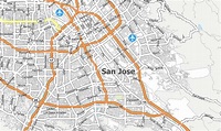 San Jose Map Google – Topographic Map of Usa with States
