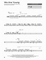 Download fun. featuring Janelle Monae "We Are Young" Sheet Music & PDF ...