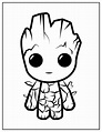 Dibujos de Groot para colorear e imprimir– ColoringOnly.Com