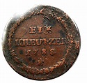 1 Kreuzer - Charles II - Ducado de Palatinado-Birkenfeld-Zweibrücken ...