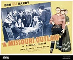 A MISSOURI OUTLAW, right from left: Don 'Red' Barry, Lynn Merrick, 1941 ...