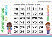 Aprender silabas 🥇 【 Para niños en PDF】📒