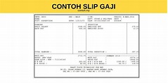 Contoh Slip Gaji Malaysia Excel Contoh Surat - Gambaran