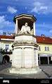 La estatua de San Esteban Széchenyi, Miskolc, Hungría, Magyarország ...