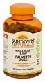 Sundown Saw Palmetto for Him Non-Gmo Clean Nutrition 450mg 250 ct, 3 ...