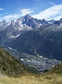 Chamonix seen from the Brévent (Tour du Mont Blanc, France Alps) Travel ...