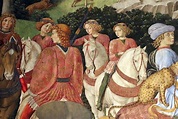 Benozzo gozzoli, corteo dei magi, 3 fine, 1459, 35 - Category ...