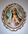 Bild Heilige Maria Mutter Gottes Heiligenbilder Gemälde Madonna 68cm ...