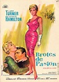 "BROTES DE PASION" MOVIE POSTER - "BY LOVE POSSESSED" MOVIE POSTER