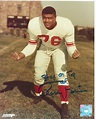 ROSEY GRIER SIGNED PHOTO NEW YORK GIANTS LOS ANGELES RAMS AUTOGRAPH ...