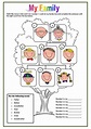 Family Members Matching Worksheet