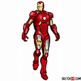 How To Draw Iron Man Step By Step Easy at Drawing Tutorials
