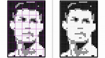 Cómo dibujar a Cristiano Ronaldo pixelado. Muy fácil paso a paso. - YouTube