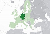 ﻿Mapa de Alemania﻿, donde está, queda, país, encuentra, localización ...