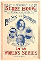 1915 World Series Score Book ~ Boston vs Philadelphia (With images ...