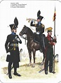 Ducato di Brunswick - Germania, 1809 - 1) Trombettiere, Reggimento ...