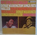 Dinah Washington – Dinah Washington Sings Fats Waller (1969, Vinyl ...