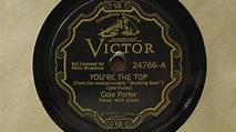 You're the Top (1934) - Cole Porter (piano only) - Victor Records 24766 ...
