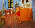 Dormitorio en Arlés (1888) Vincent van Gogh