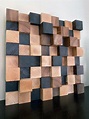 Wooden Textured Modern Wall Art