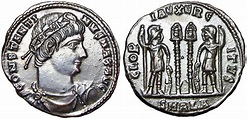 CONSTANTINE II. 337-340 AD. Stunning details. | Roman Imperial Coins