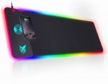 GIM Wireless Charging RGB Gaming Mouse Pad 10W, LED: Amazon.co.uk ...