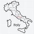 Italy map freehand drawing on white background. 6563964 Vector Art at ...