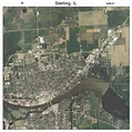 Aerial Photography Map of Sterling, IL Illinois