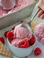 Homemade Raspberry Ice Cream Recipe - Num's the Word