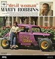 Marty Robbins - Devil Woman - Vintage Country Music Album Stock Photo ...