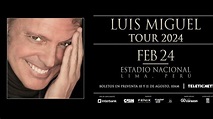 Luis Miguel en Perú: cantante dará concierto el 24 de febrero de 2024 ...